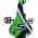 Volare Sportivo Kinderfiets - Jongens - 24 inch - Zwart Groen - Twee Handremmen