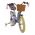 Volare Blossom Kinderfiets - Meisjes - 16 inch - Paars