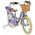 Volare Blossom Kinderfiets - Meisjes - 16 inch - Paars - Twee Handremmen