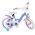 Disney Frozen 2 Kinderfiets - Meisjes - 14 inch - Blauw/Paars - Twee handremmen
