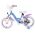 Disney Frozen 2 Kinderfiets - Meisjes - 14 inch - Blauw/Paars - Twee handremmen