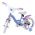 Disney Frozen 2 Kinderfiets - Meisjes - 14 inch - Blauw/Paars - Twee handremmen