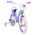 Disney Frozen 2 Kinderfiets - Meisjes - 14 inch - Blauw/Paars