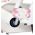 Volare Blossom Kinderfiets - Meisjes - 14 inch - Wit