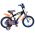 Hot Wheels Kinderfiets - Jongens - 14 inch - Zwart Oranje Blauw