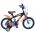 Hot Wheels Kinderfiets - Jongens - 14 inch - Zwart - Twee handremmen