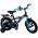 Volare Thombike Kinderfiets - Jongens - 12 inch - Zwart Blauw Volare Thombike Kinderfiets - Jongens - 12 inch - Zwart Blauw