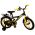 Volare Thombike Kinderfiets - Jongens - 14 inch - Zwart Geel Volare Thombike Kinderfiets - Jongens - 14 inch - Zwart Geel