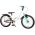Volare Glamour Kinderfiets - Meisjes - 16 inch - Wit/Mint Groen - Prime Collection