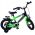 Volare Sportivo Kinderfiets - Jongens - 12 inch - Groen Zwart Volare Sportivo Kinderfiets - Jongens - 12 inch - Groen Zwart
