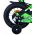 Volare Sportivo Kinderfiets - Jongens - 12 inch - Groen Zwart Volare Sportivo Kinderfiets - Jongens - 12 inch - Groen Zwart