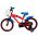 Spider-Man Kinderfiets - Jongens - 16 inch - Blauw/Rood - Twee handremmen Spider-Man Kinderfiets - Jongens - 16 inch - Blauw/Rood - Twee handremmen