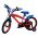Spider-Man Kinderfiets - Jongens - 16 inch - Blauw/Rood - Twee handremmen Spider-Man Kinderfiets - Jongens - 16 inch - Blauw/Rood - Twee handremmen