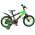 Volare Strike Kinderfiets - Jongens - 14 inch - Zwart Groen
