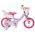 Volare Unicorn Kinderfiets - Meisjes - 12 inch - Paars - Twee handremmen
