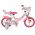 Volare Unicorn Kinderfiets - Meisjes - 12 inch - Roze - Twee handremmen