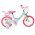 Volare Unicorn Kinderfiets - Meisjes - 14 inch - Groen