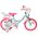 Volare Unicorn Kinderfiets - Meisjes - 14 inch - Groen - Twee Handremmen