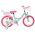 Volare Unicorn Kinderfiets - Meisjes - 16 inch - Groen - Twee Handremmen