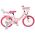 Volare Unicorn Kinderfiets - Meisjes - 16 inch - Roze - Twee Handremmen