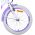 Volare Lovely Kinderfiets - Meisjes - 20 inch - Paars - Twee handremmen