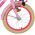 Volare Excellent Kinderfiets - Meisjes - 16 inch - Roze - 95% afgemonteerd