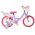 Volare Unicorn Kinderfiets - Meisjes - 16 inch - Paars - Twee Handremmen