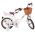 Volare Blossom Kinderfiets - Meisjes - 14 inch - Wit