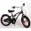 Volare Miracle Kinderfiets - Meisjes - 14 inch - Mat Zwart - Prime Collection