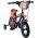 Hot Wheels Kinderfiets - Jongens - 12 inch - Zwart Oranje Blauw - Twee handremmen