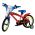 Paw Patrol Kinderfiets - Jongens - 16 inch - Rood - Twee handremmen