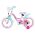 Paw Patrol Kinderfiets - Meisjes - 14 inch - Roze - Twee handremmen