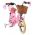 Volare Blossom Kinderfiets - Meisjes - 12 inch - Roze