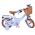 Volare Ashley Kinderfiets - Meisjes - 12 inch - Pastel Blauw - Twee handremmen