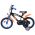 Hot Wheels Kinderfiets - Jongens - 14 inch - Zwart Oranje Blauw