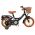 Volare Ashley Kinderfiets - Meisjes - 12 inch - Zwart - Twee handremmen