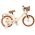 Volare Ashley Kinderfiets - Meisjes - 16 inch - Creme