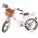 Volare Blossom Kinderfiets - Meisjes - 14 inch - Wit