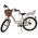 Volare Blossom Kinderfiets - Meisjes - 18 inch - Wit - Twee handremmen