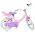 Volare Olivia Kinderfiets - Meisjes - 14 inch - Roze - Twee Handremmen