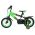 Volare Strike Kinderfiets - Jongens - 12 inch - Zwart Groen - Twee Handremmen