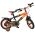 Volare Strike Kinderfiets - Jongens - 12 inch - Zwart Oranje - Twee Handremmen