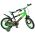 Volare Strike Kinderfiets - Jongens - 14 inch - Zwart Groen