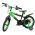 Volare Strike Kinderfiets - Jongens - 14 inch - Zwart Groen - Twee handremmen