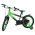 Volare Strike Kinderfiets - Jongens - 16 inch - Zwart Groen - Twee Handremmen