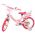 Volare Unicorn Kinderfiets - Meisjes - 14 inch - Roze - Twee Handremmen