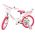 Volare Unicorn Kinderfiets - Meisjes - 16 inch - Wit - Twee Handremmen