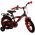 Volare Thombike Kinderfiets - Jongens - 12 inch - Zwart Rood