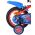 Spider-Man Kinderfiets - Jongens - 12 inch - Blauw/Rood - Twee handremmen