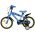 Rubble & Crew Kinderfiets - Jongens - 14 inch - Blauw - Twee handremmen